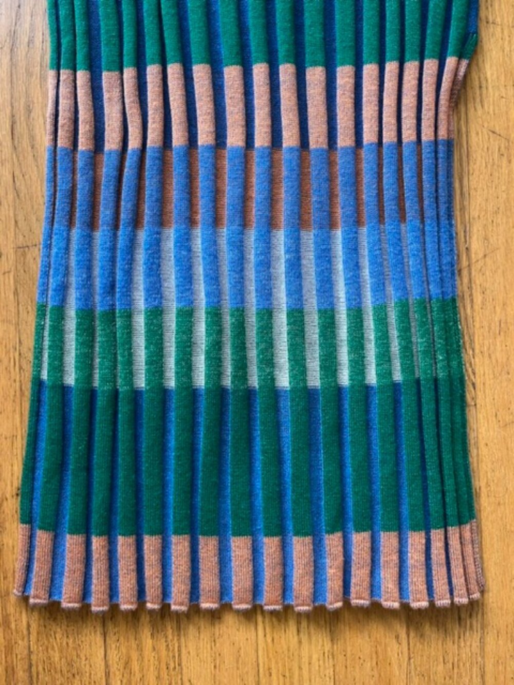 Nuuly x Find Me Now Colorblock Knit Midi Skirt | Size Medium - Picture 6 of 10